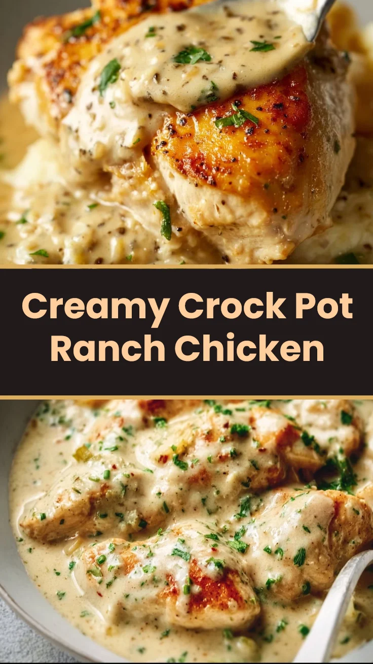 Creamy Crock Pot Ranch Chicken