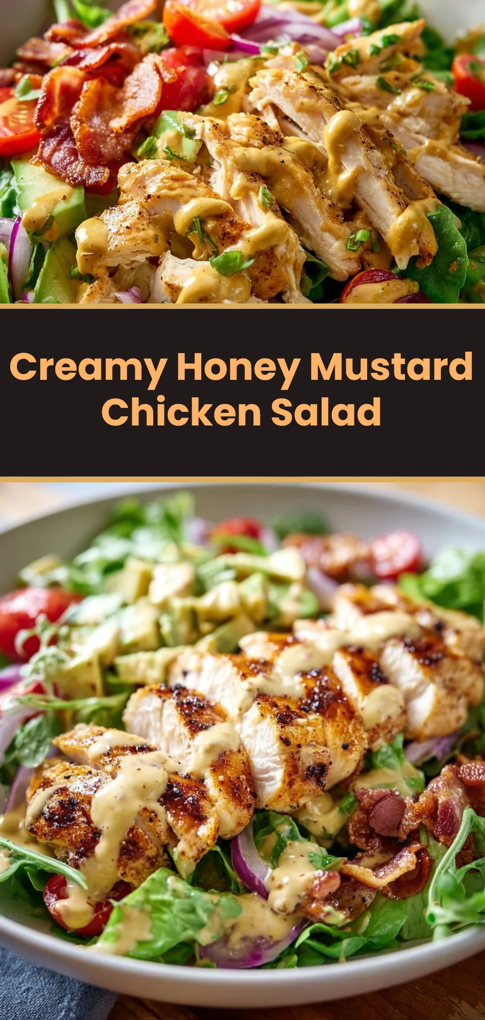 Creamy Honey Mustard Chicken Salad