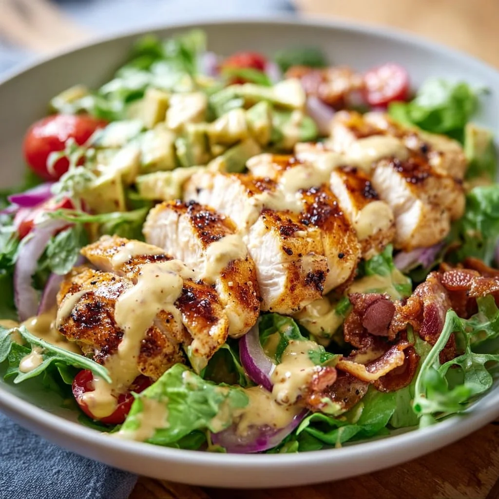 Creamy Honey Mustard Chicken Salad