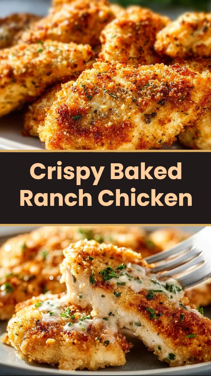 Crispy Baked Ranch Chicken