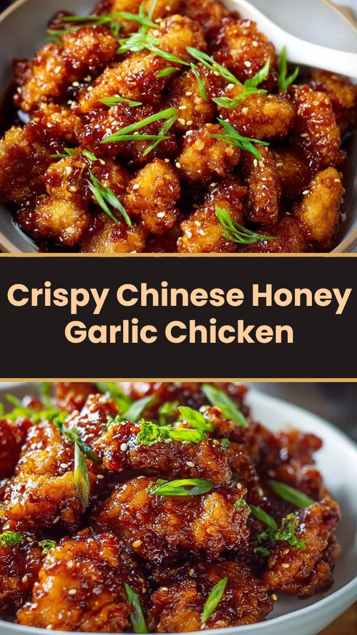 Crispy Chinese Honey Garlic Chicken