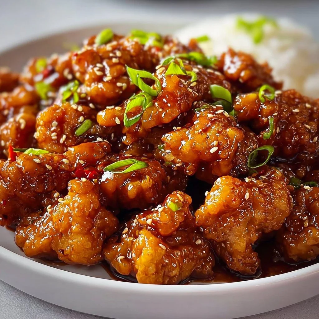 Crispy Honey Garlic Chicken