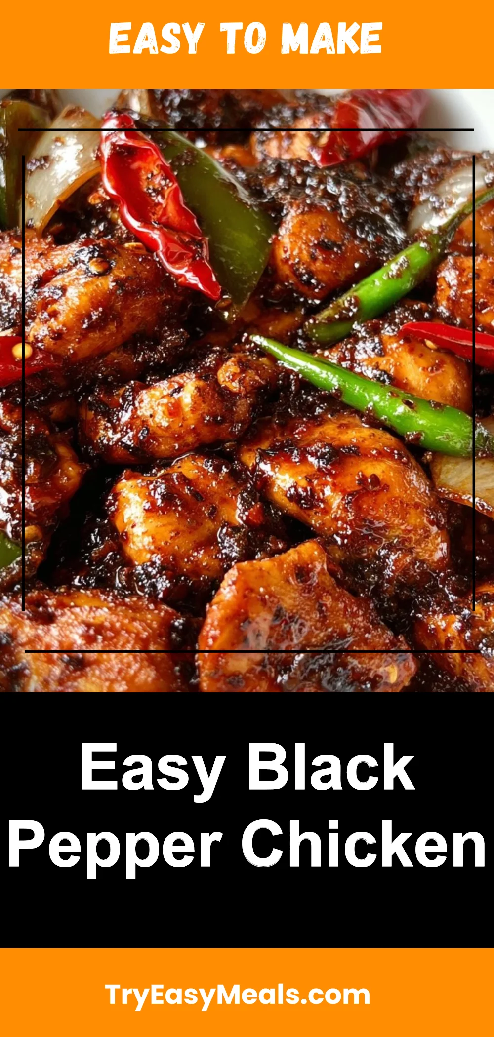 Easy Black Pepper Chicken