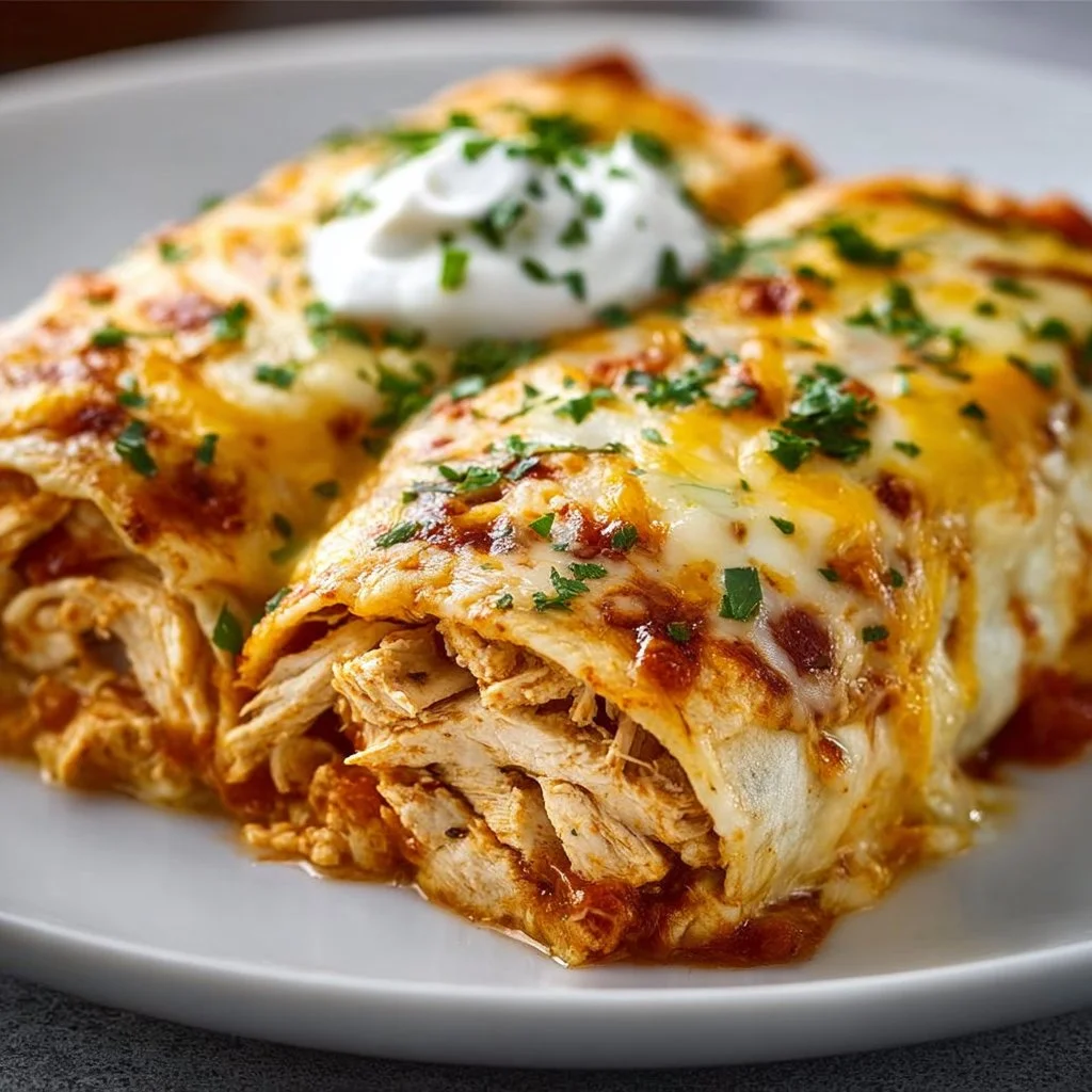 Easy Chicken Enchilada Casserole