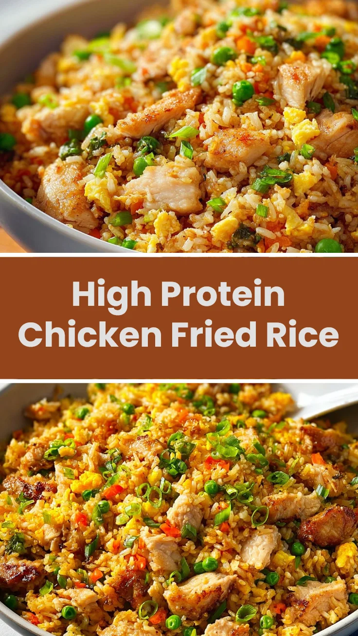 High Protein Chicken Fried Rice