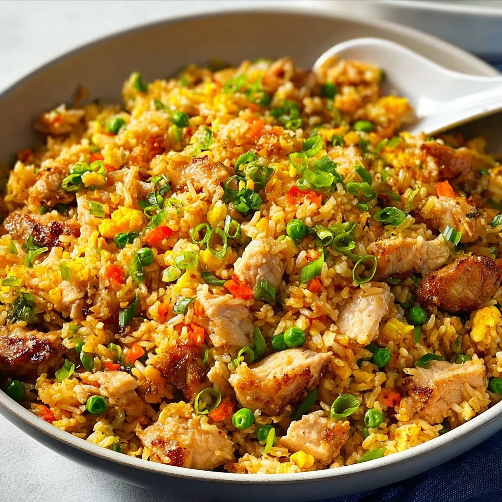 High Protein Chicken Fried Rice