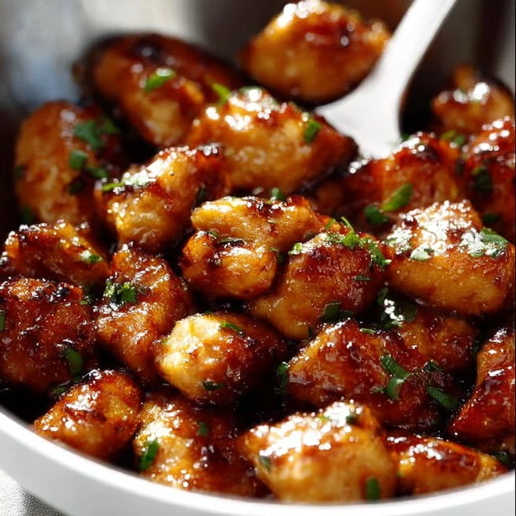 Honey Garlic Chicken Bites