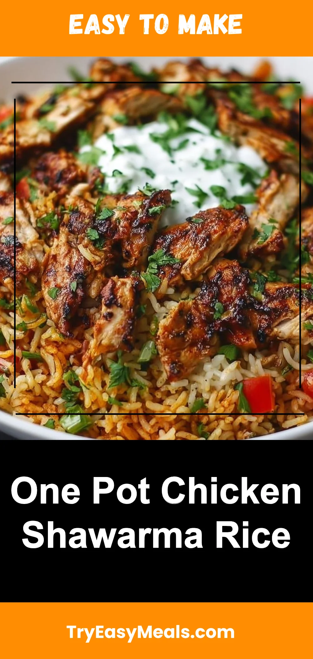 One Pot Chicken Shawarma Rice