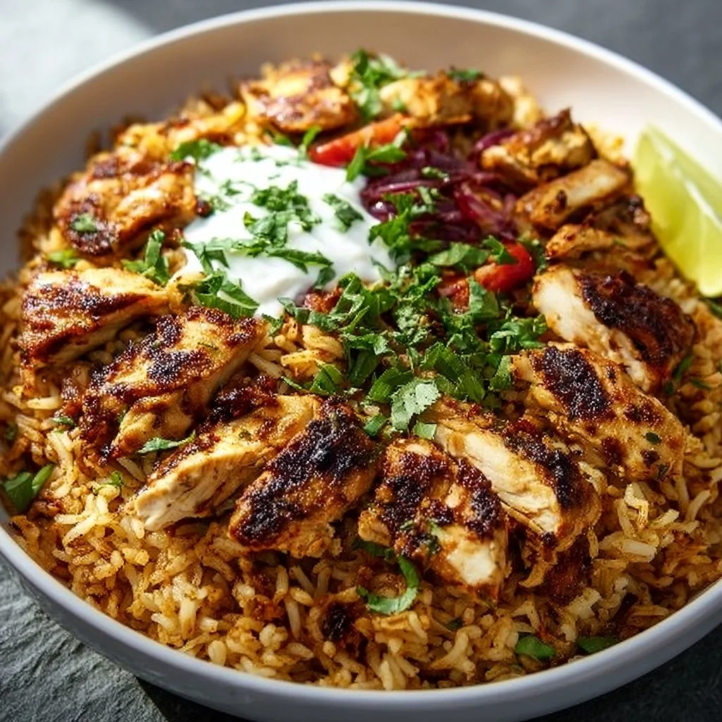 One Pot Chicken Shawarma Rice