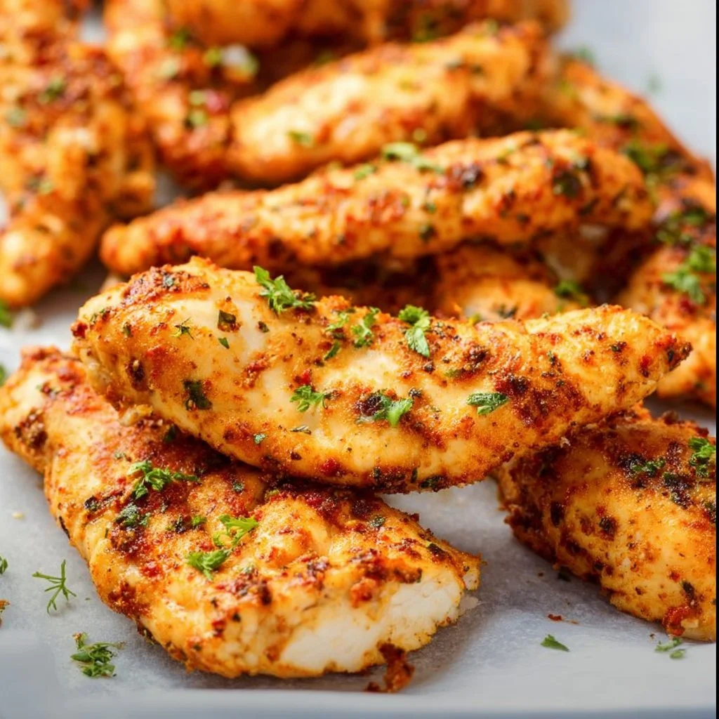 Oven Baked Chicken Tenders (No Breading)