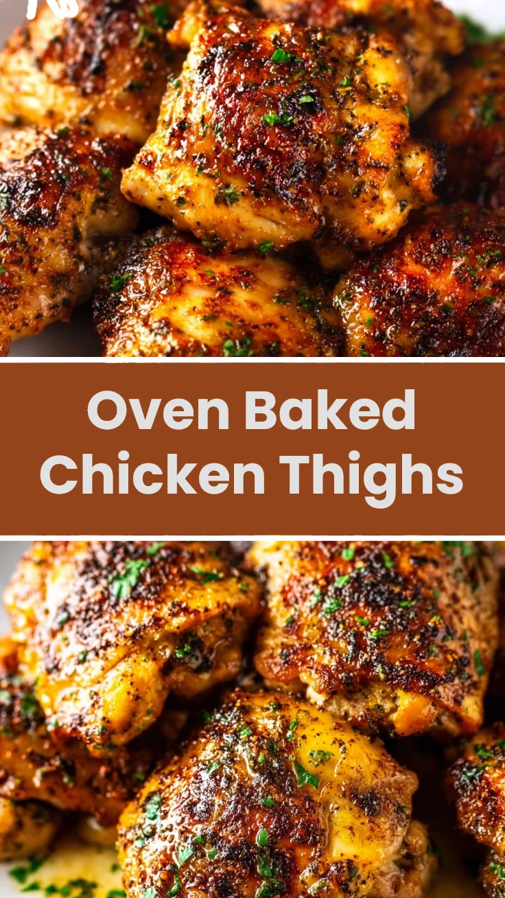 Oven Baked Chicken Thighs