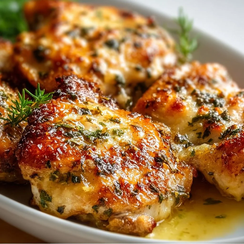 Oven-Baked Ranch Chicken Thighs