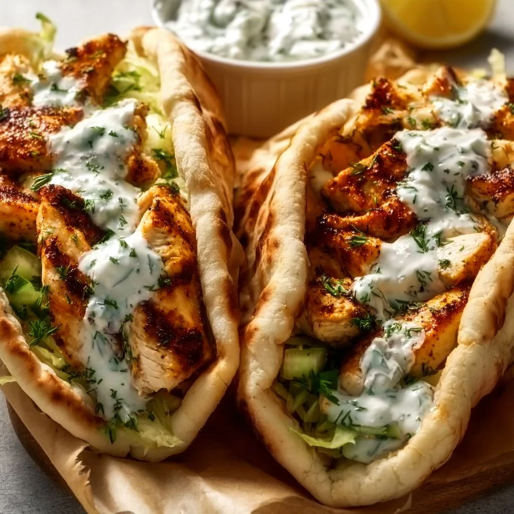Sheet Pan Chicken Pitas with Herby Ranch