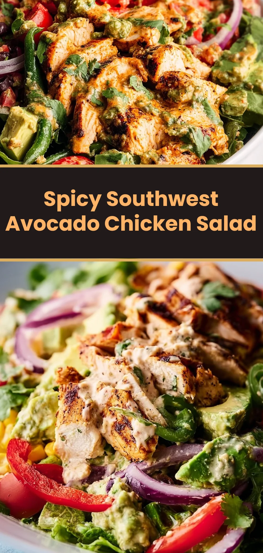 Spicy Southwest Avocado Chicken Salad
