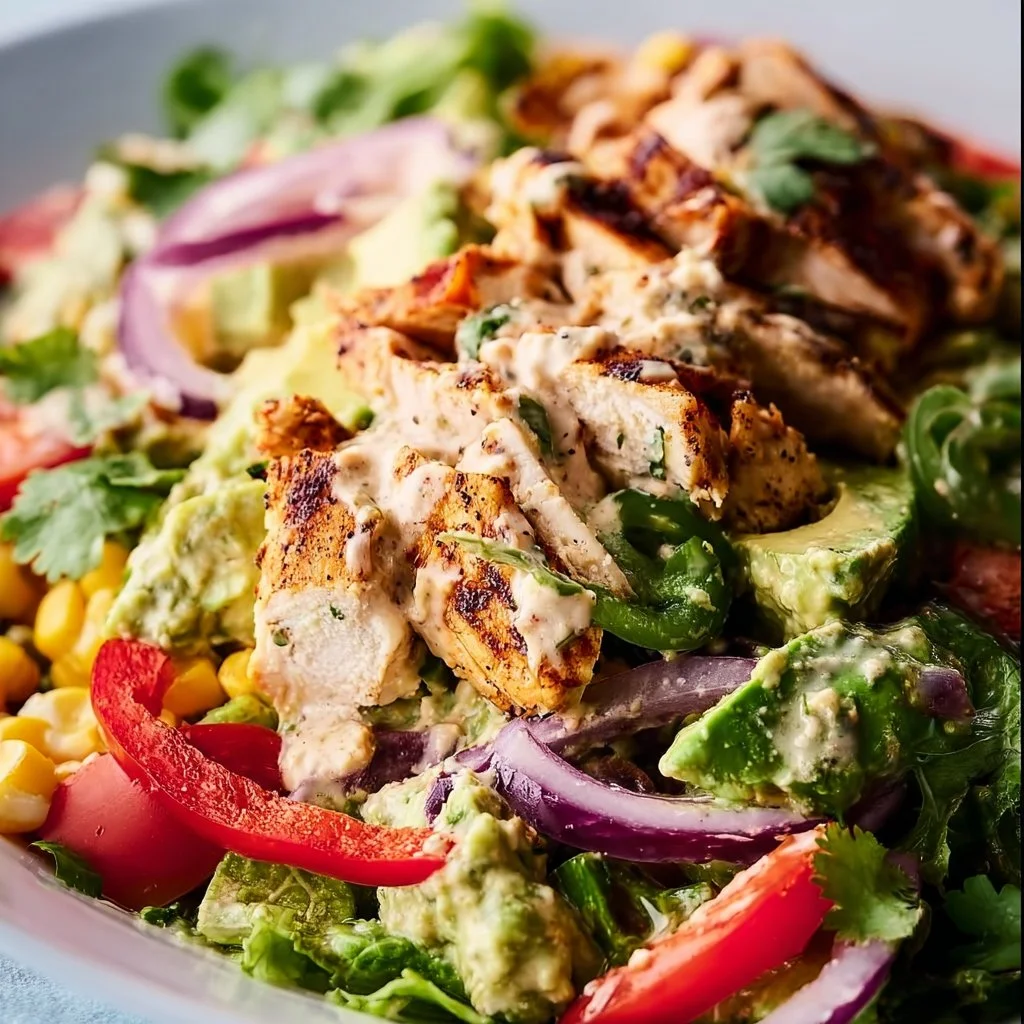 Spicy Southwest Avocado Chicken Salad