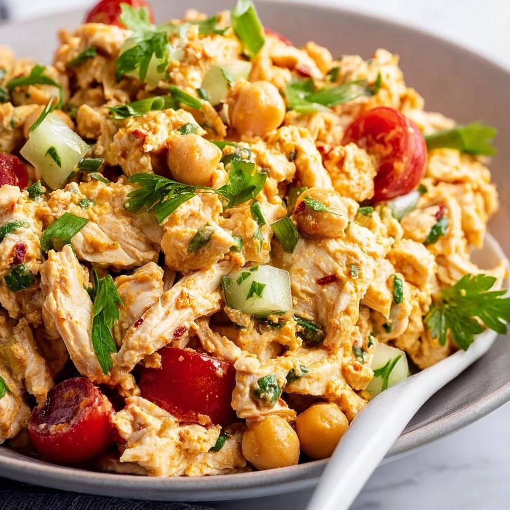 The Best Chickpea Chicken Salad