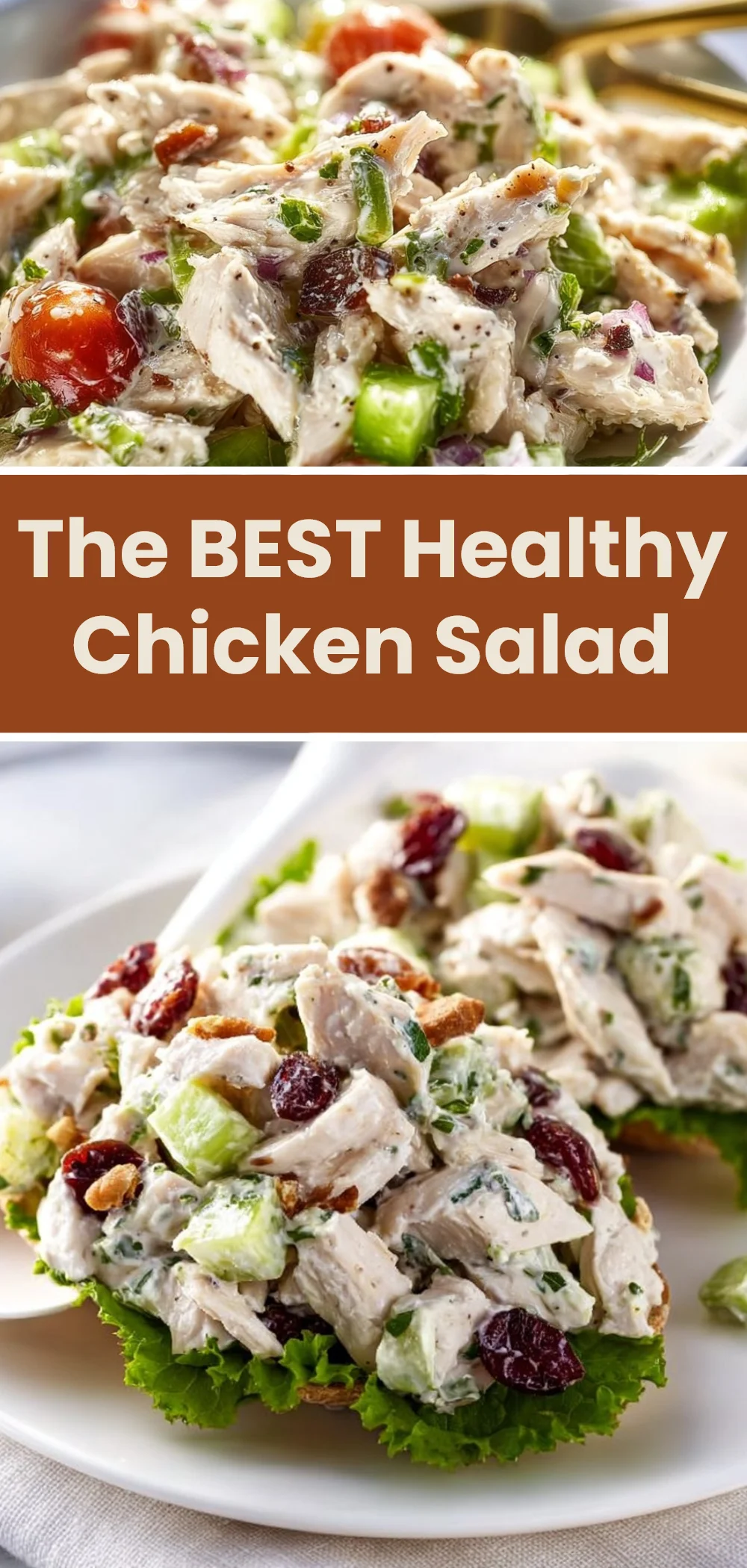 The BEST Healthy Chicken Salad